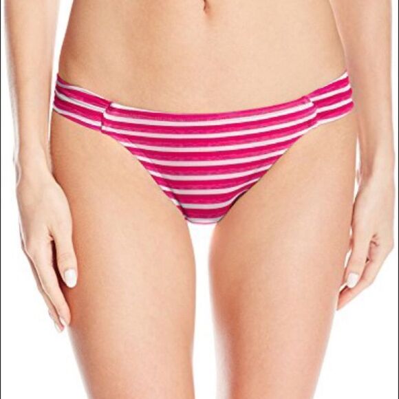 New LOLE Rio Bottom Swimsuit, Tropical Rose Stripe - Picture 1 of 8